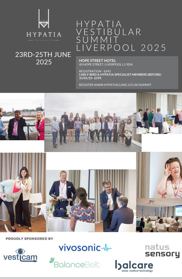 Hypatia Vestibular Summit conference, June 2025 Hypatia Vestibular Summit conference, June 2025